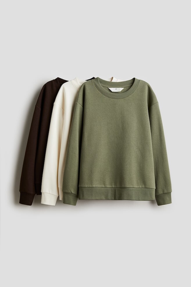 

3 пары толстовок H&M, зеленый