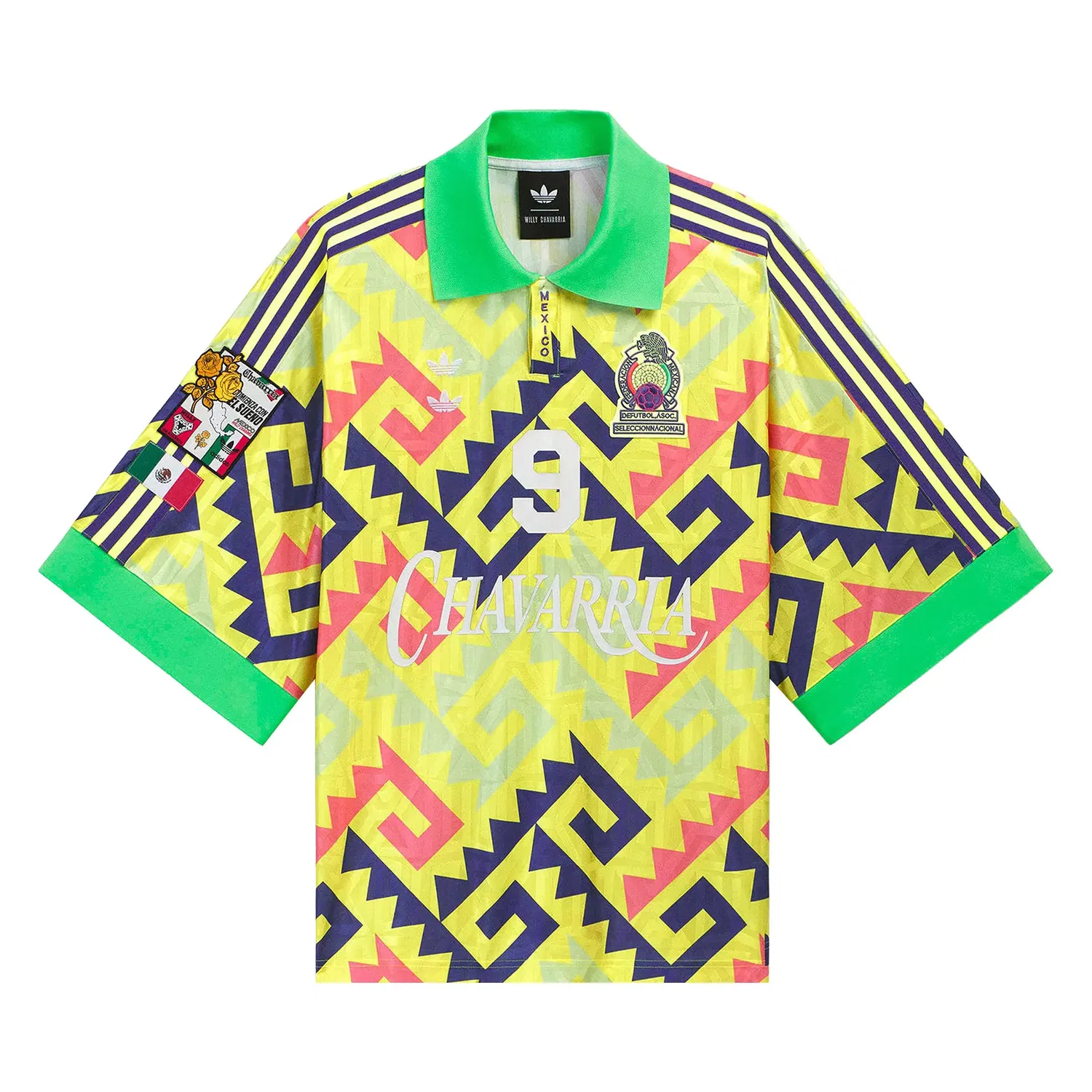 Футболка Adidas x Willy Chavarria AOP, желтый