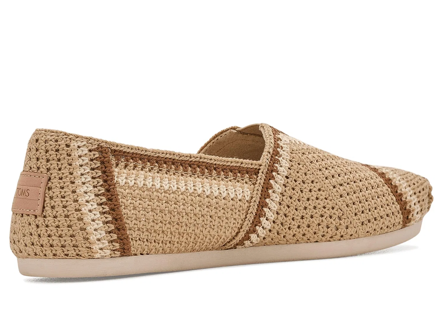 Детские лоферы TOMS, Dark Beige — фото 3