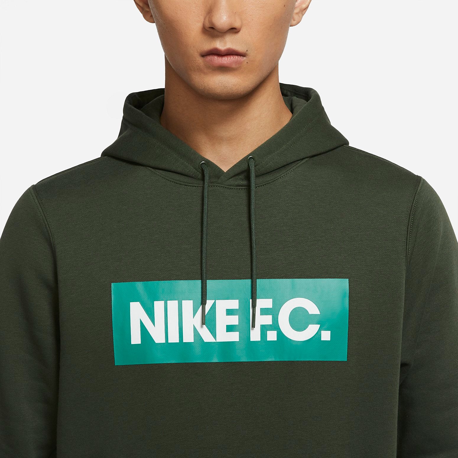 Худи Nike AS M NK FCESSNTL FLC HOODIEPO CARBON Green — фото 2