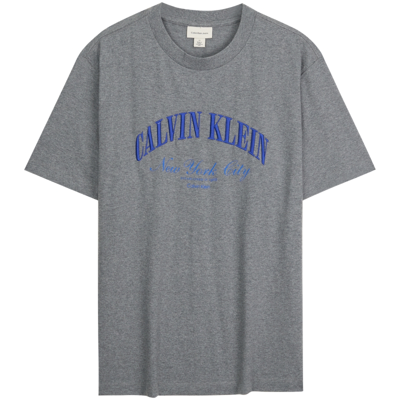 Футболка мужская Crew Neck Moderate Calvin Klein, yaf-айвори — фото 3