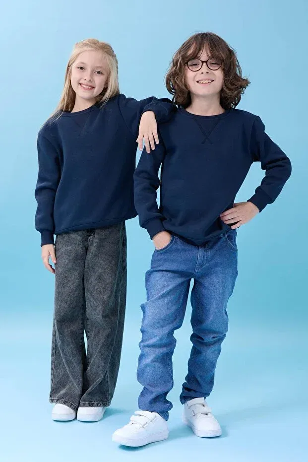 Детские свитшот с капюшоном для мальчиков Perendi, Navy Blue