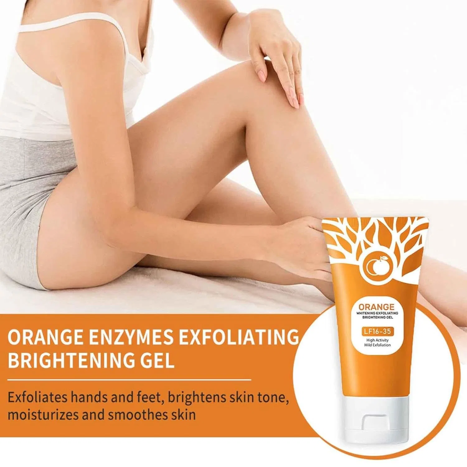 Отшелушивающий гель с апельсином, Generisch, набор 2 шт, 50 мл, Pack of 2 — фото 2