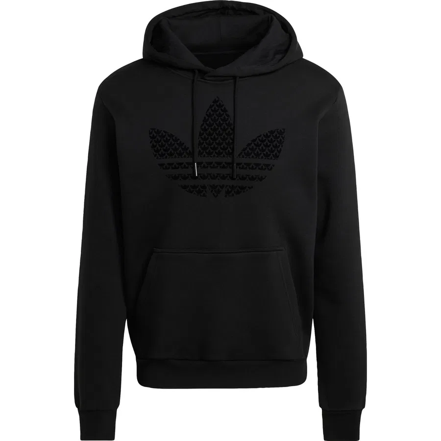 Худи с капюшоном из флиса с монограммой Originals KD1358 adidas, Черный — фото 3