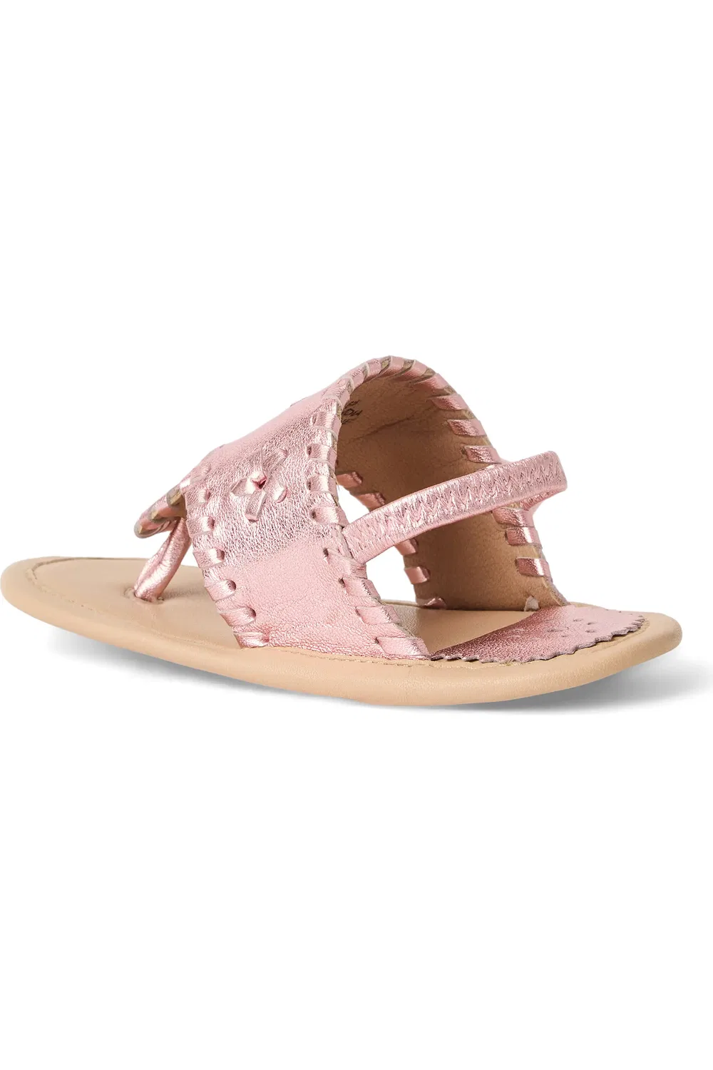Сандалии детские с эластичным ремешком Jacks Slingback Jack Rogers, Rose Quartz — фото 2