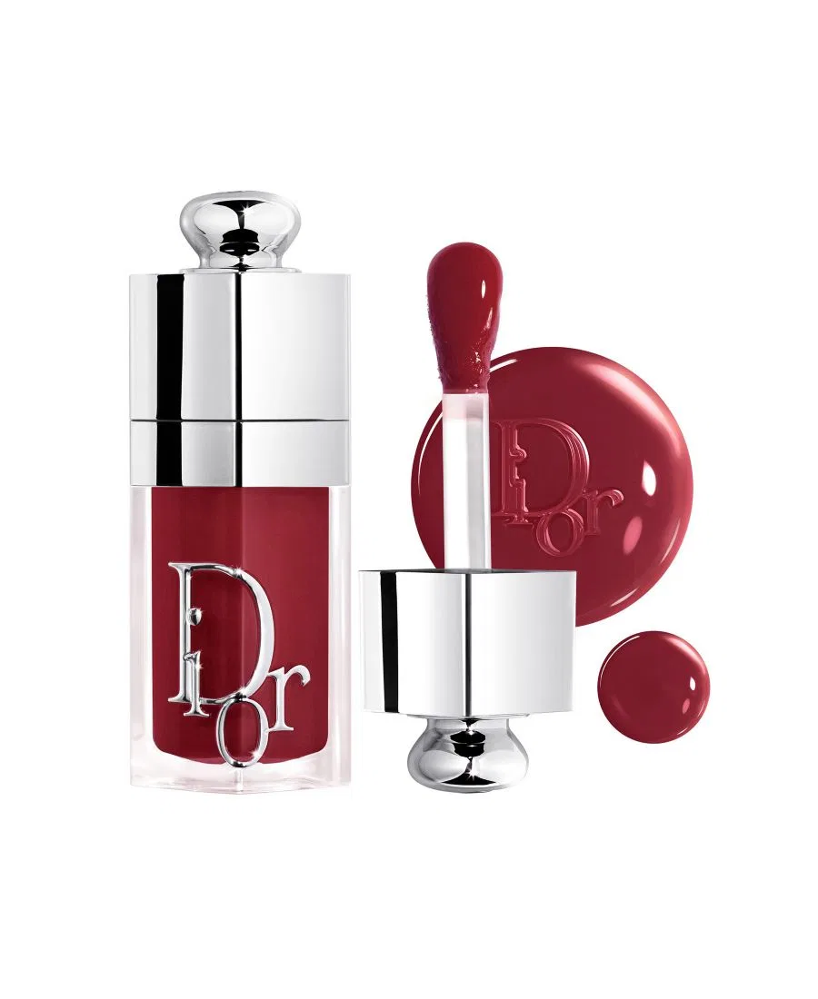 Набор: масло для губ DIOR Addict Lip Glow Oil 104 Black Cherry и парфюмерная вода DIOR Addict DIOR, Black Cherry