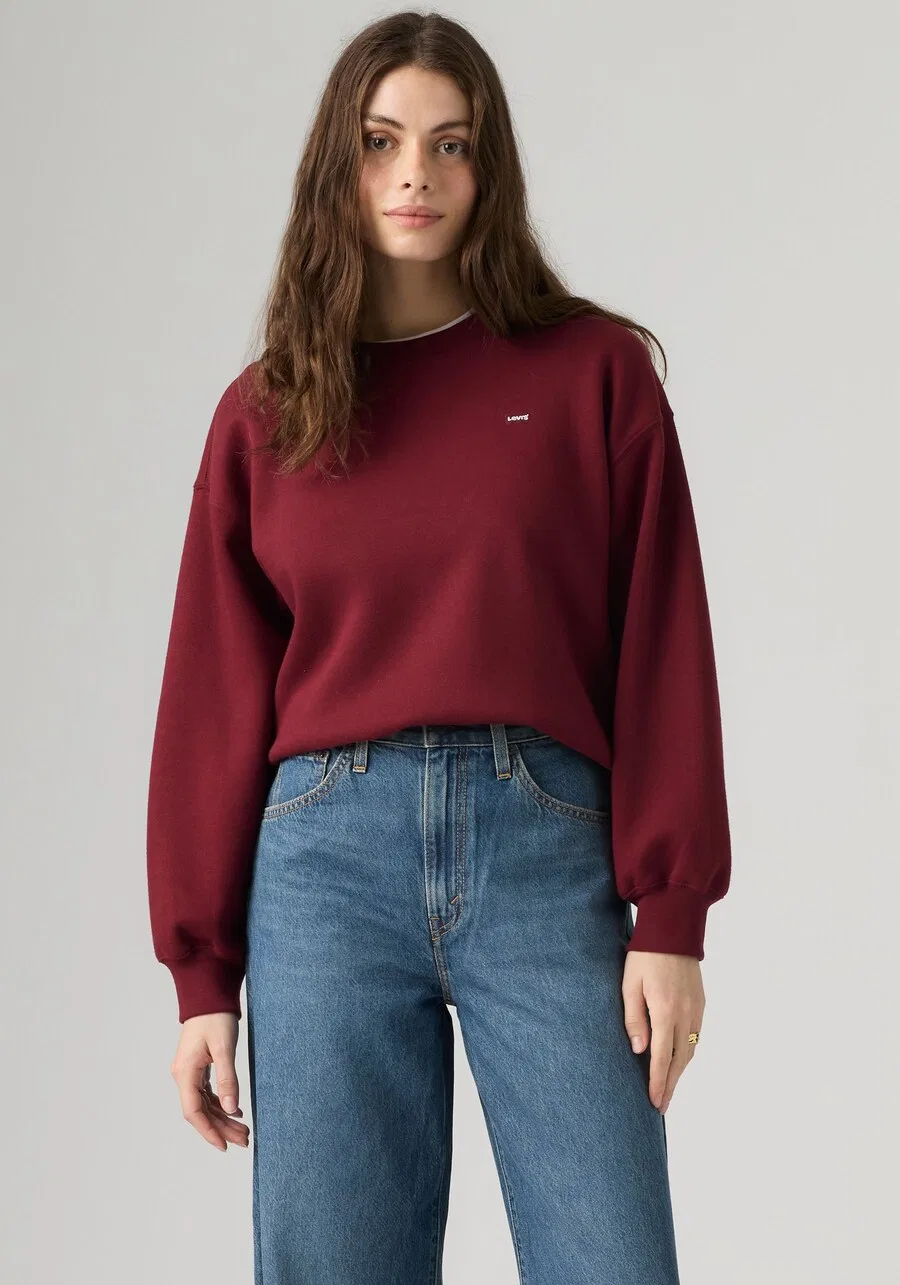 Толстовка LEVI'S 'EVERYDAY' цвета карминно-красный — фото 2