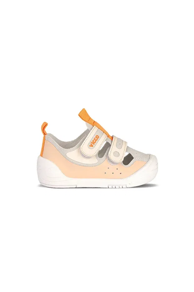 Детские туфли для девочек с узором Vicco, Beige