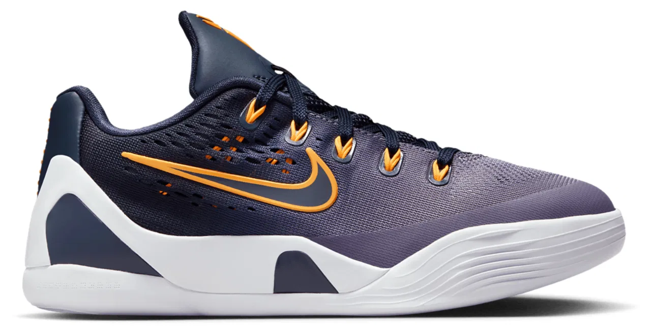Кроссовки для мальчиков Kobe IX Low EM Nike, цвет Thunder Blue/Laser Orange/Daybreak