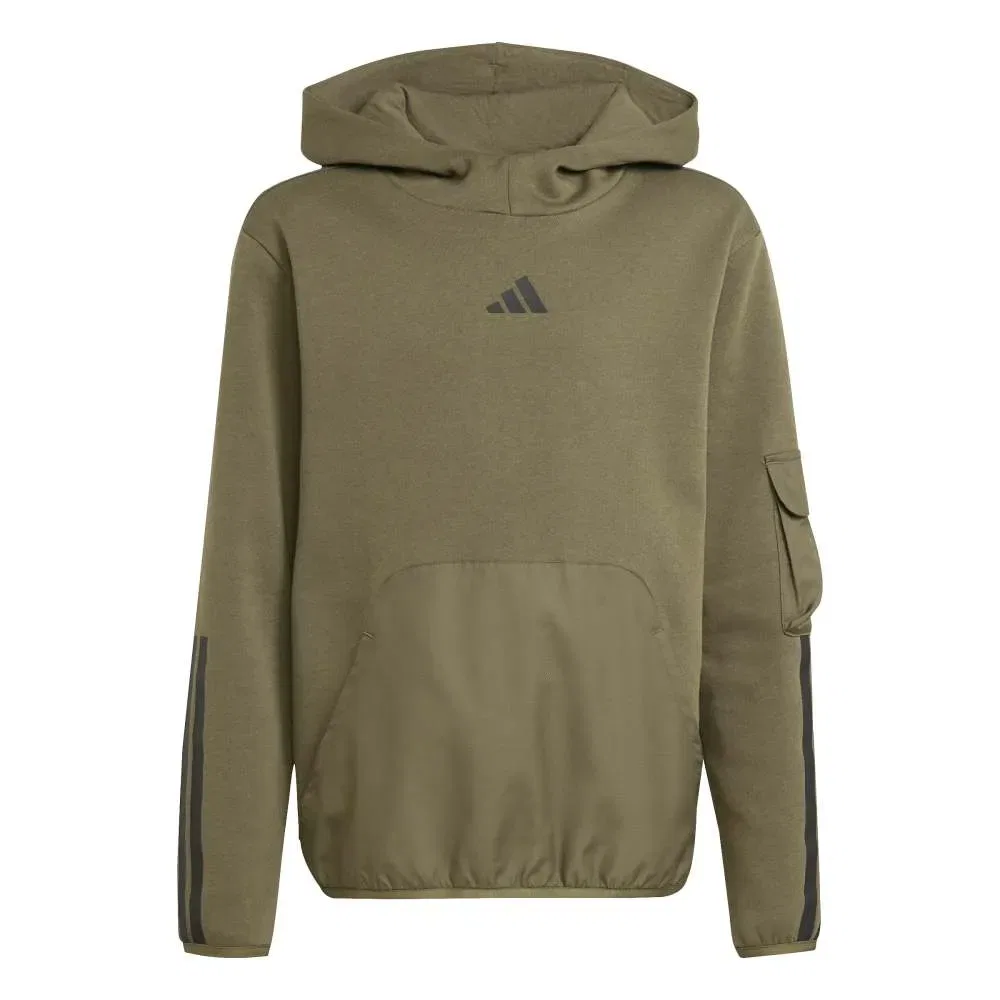 Толстовка флисовая Adidas Utility Pack Adidas, зеленый — фото 3