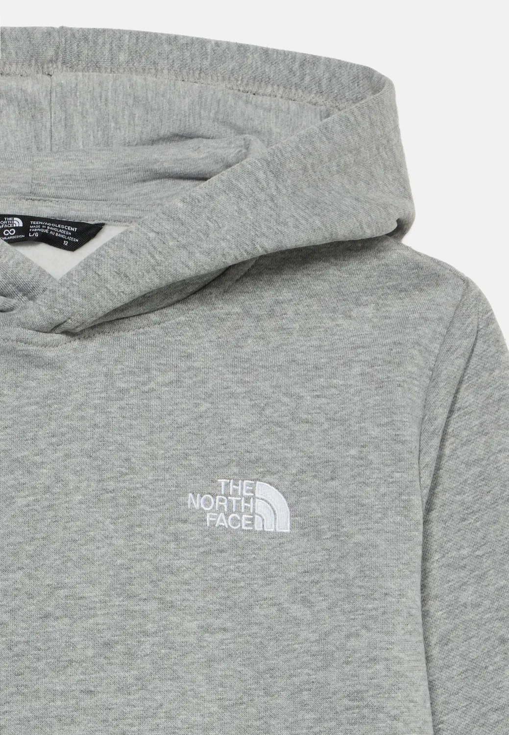 Толстовка унисекс Teen Evolution Simple Dome The North Face, Pale Grey Heather — фото 3