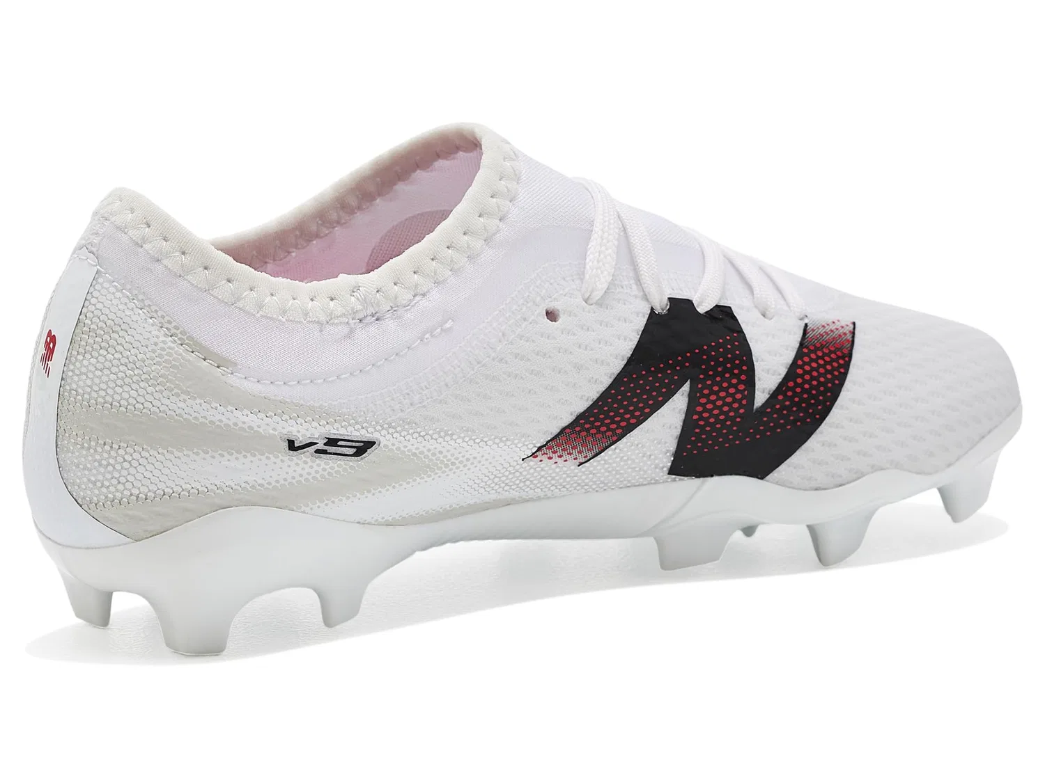 Бутсы Furon Team Junior Fg V9 (для маленьких и больших детей) New Balance Kids, Nb 103 White/Black 100 — фото 4