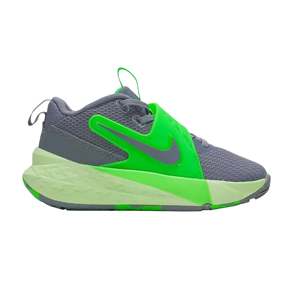 Кроссовки с принтом Team Hustle D 12 PS Nike, Grey Green
