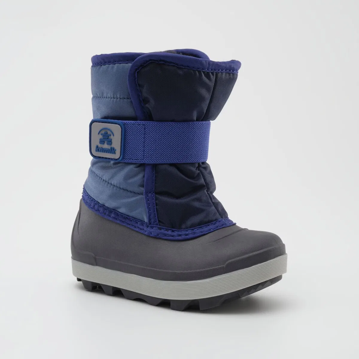 Детские ботинки для мальчиков утепленные Snowbug7 Kamik, Navy Blue — фото 4