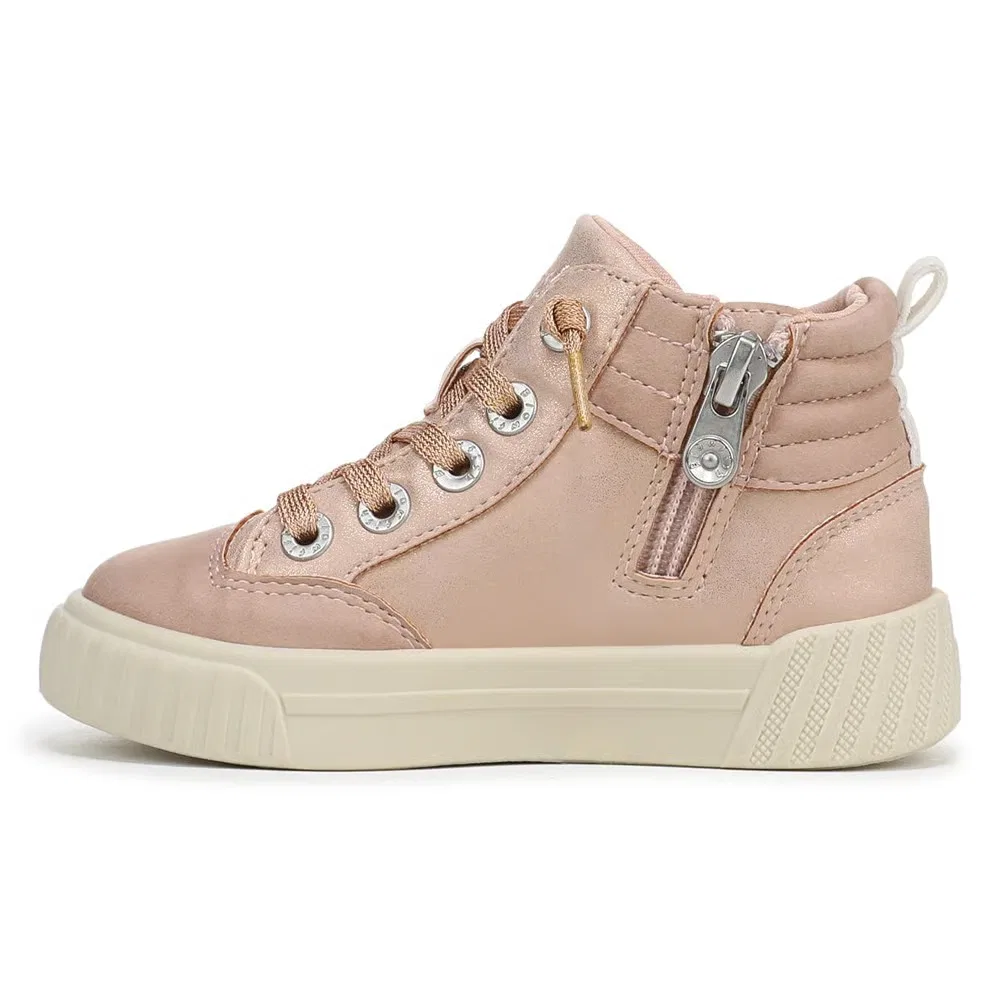 Детские высокие кроссовки Wanderland-T для малышей Blowfish Malibu, Blush Pink/Rose Gold Glitter — фото 4