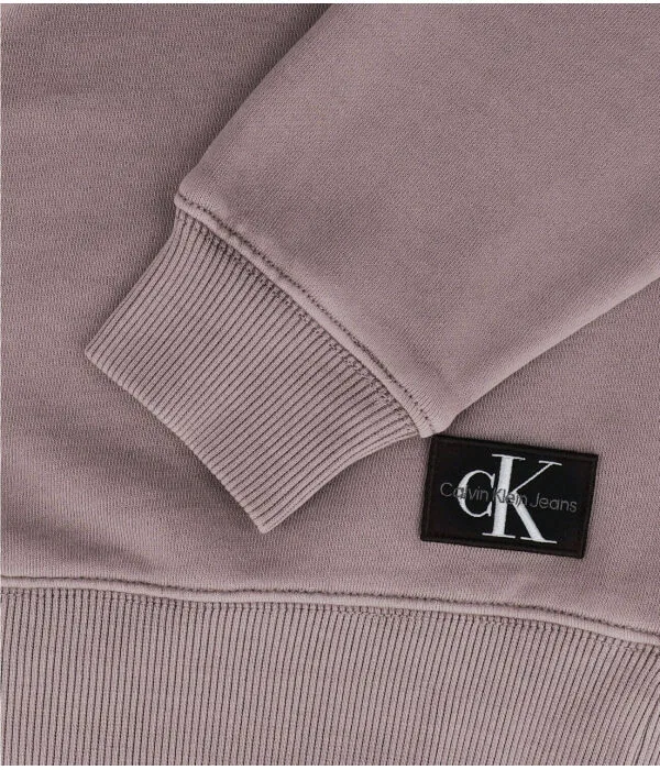 Детский пуловер с длинным рукавом Calvin Klein Jeans, серый — фото 3
