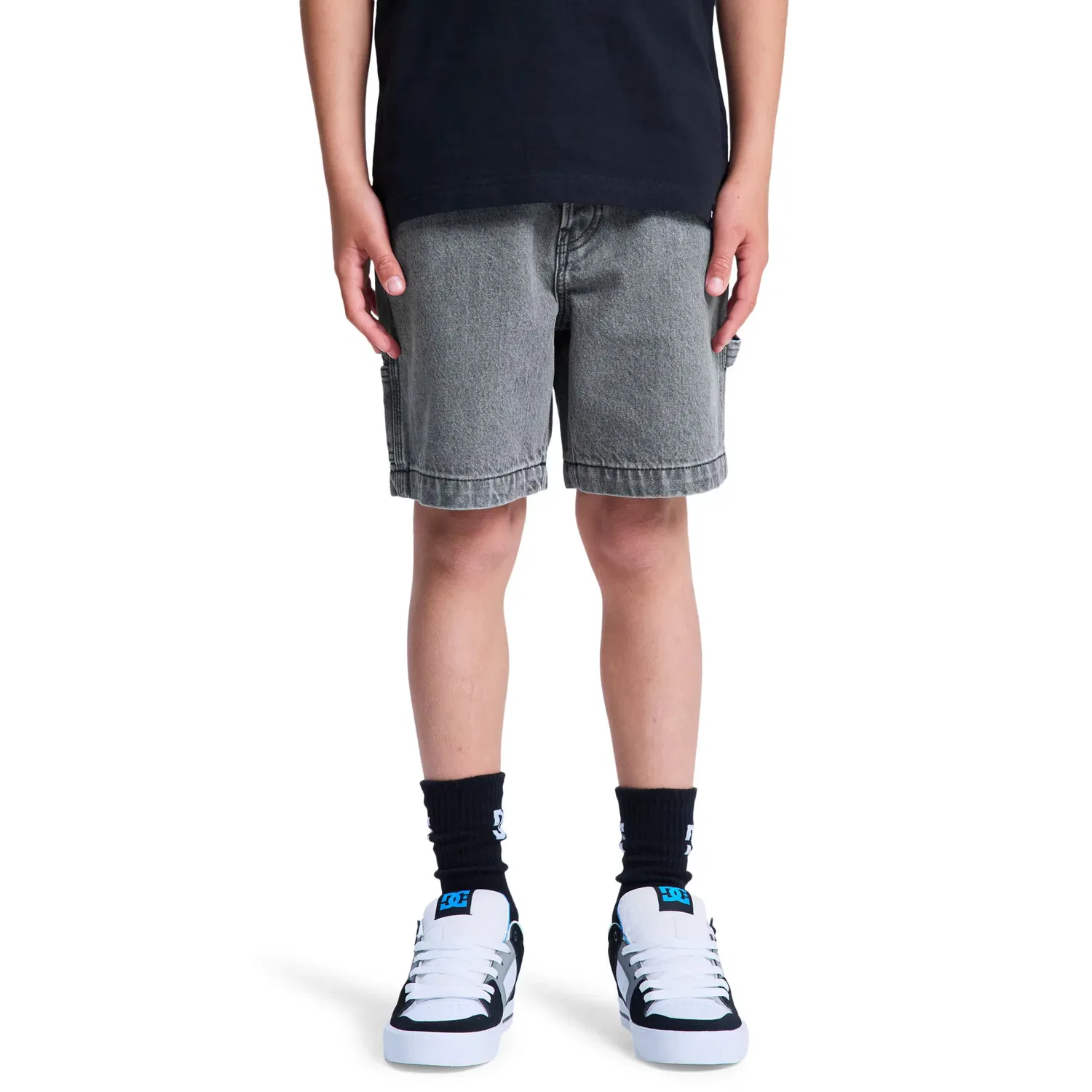 Детские шорты для мальчиков из денима Carpenter Baggy DC Shoes, Gris