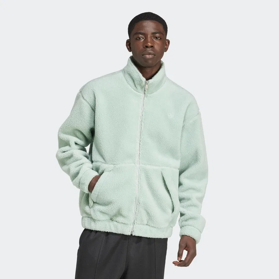 Мужская куртка с длинным рукавом Adidas IY2253 P Ess Fz, Зеленый