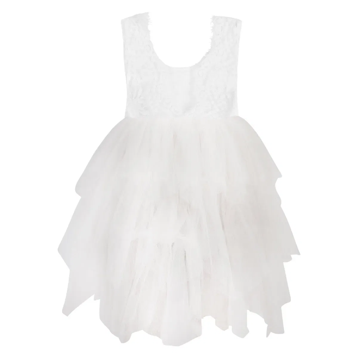 Платье-пачка Boho Dreams Uk Flower Girl Boutique, White — фото 4