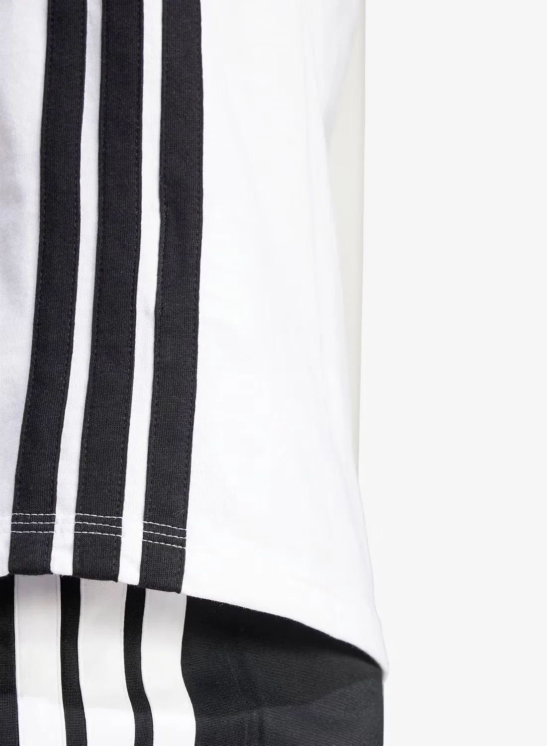 Футболка с принтом 3-Stripes essential Adidas, белый — фото 4