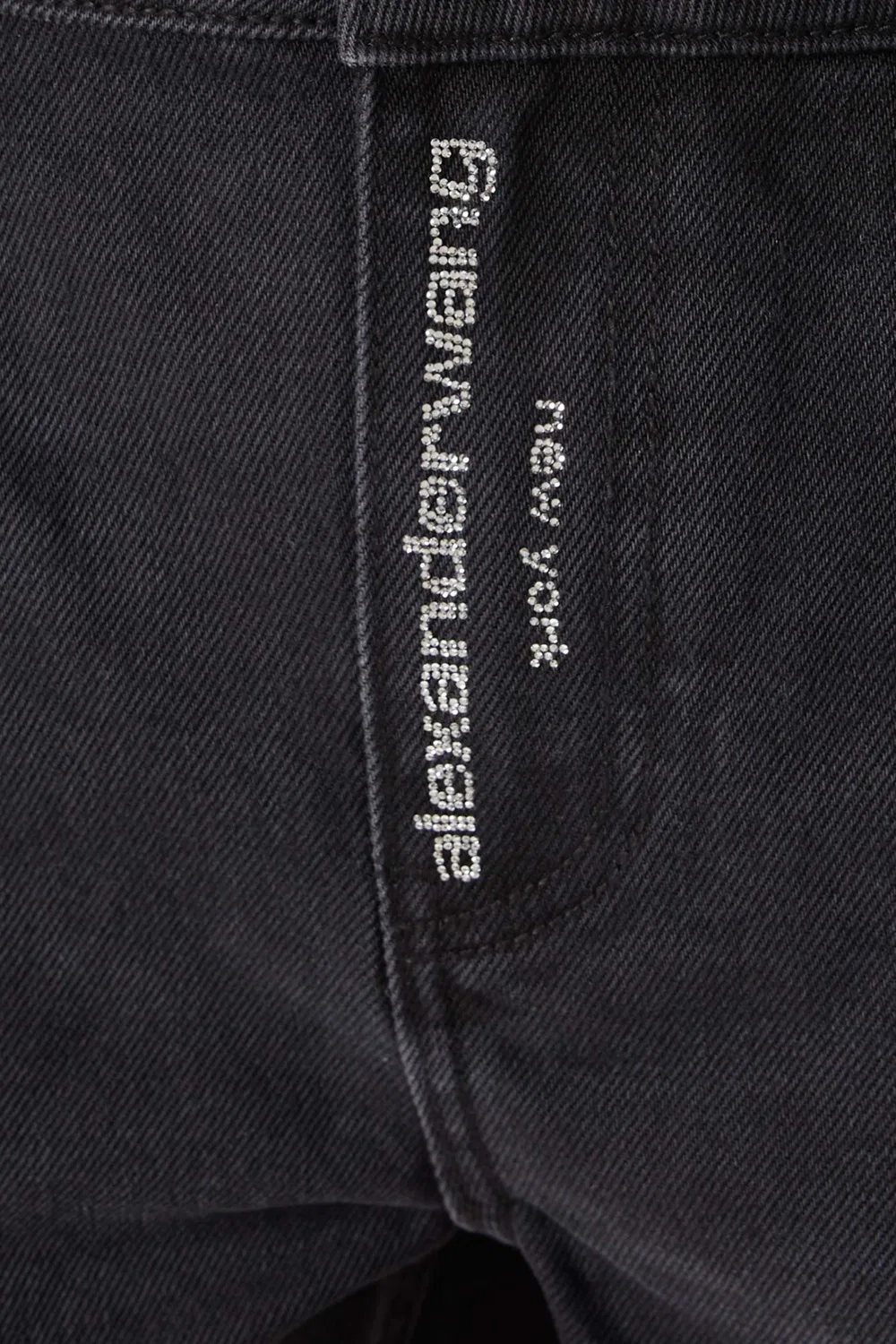 Шорты с потертостями Logo Fly Alexander Wang — фото 4