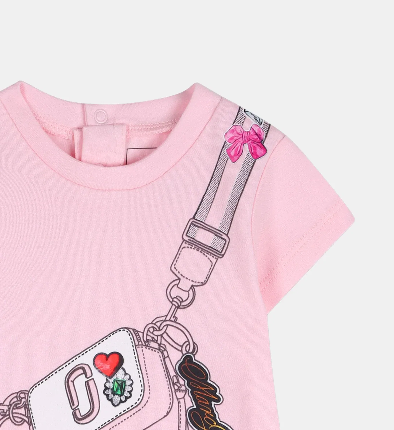 Комбинезон Marc Jacobs Kids, розовый — фото 4