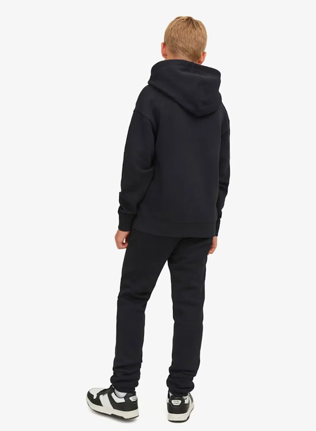 Jack & Jones Junior Штаны спортивные с кулиской, черный — фото 2