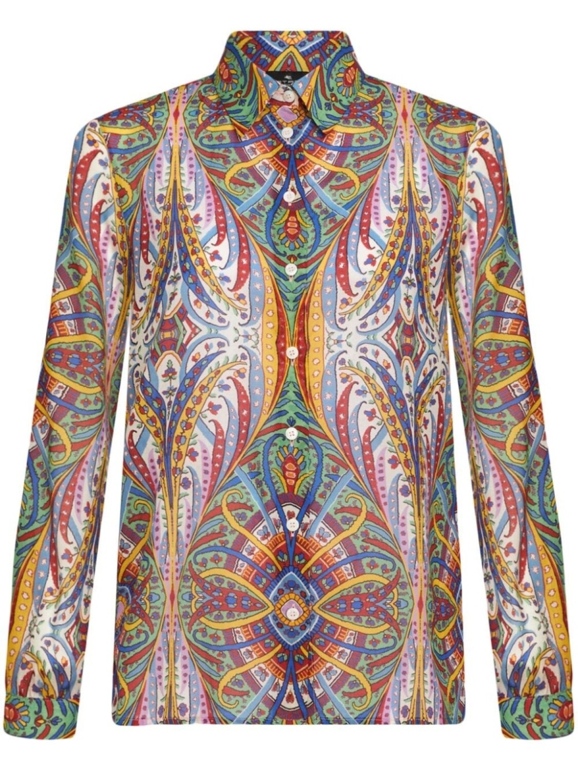 

ETRO рубашка с принтом пейсли, зеленый