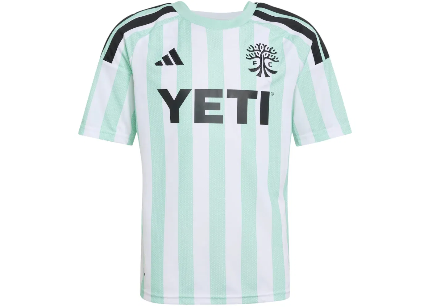 Детская футбольная джерси Adidas Kids Austin 26/27 Away Jersey, White/Frozen Green