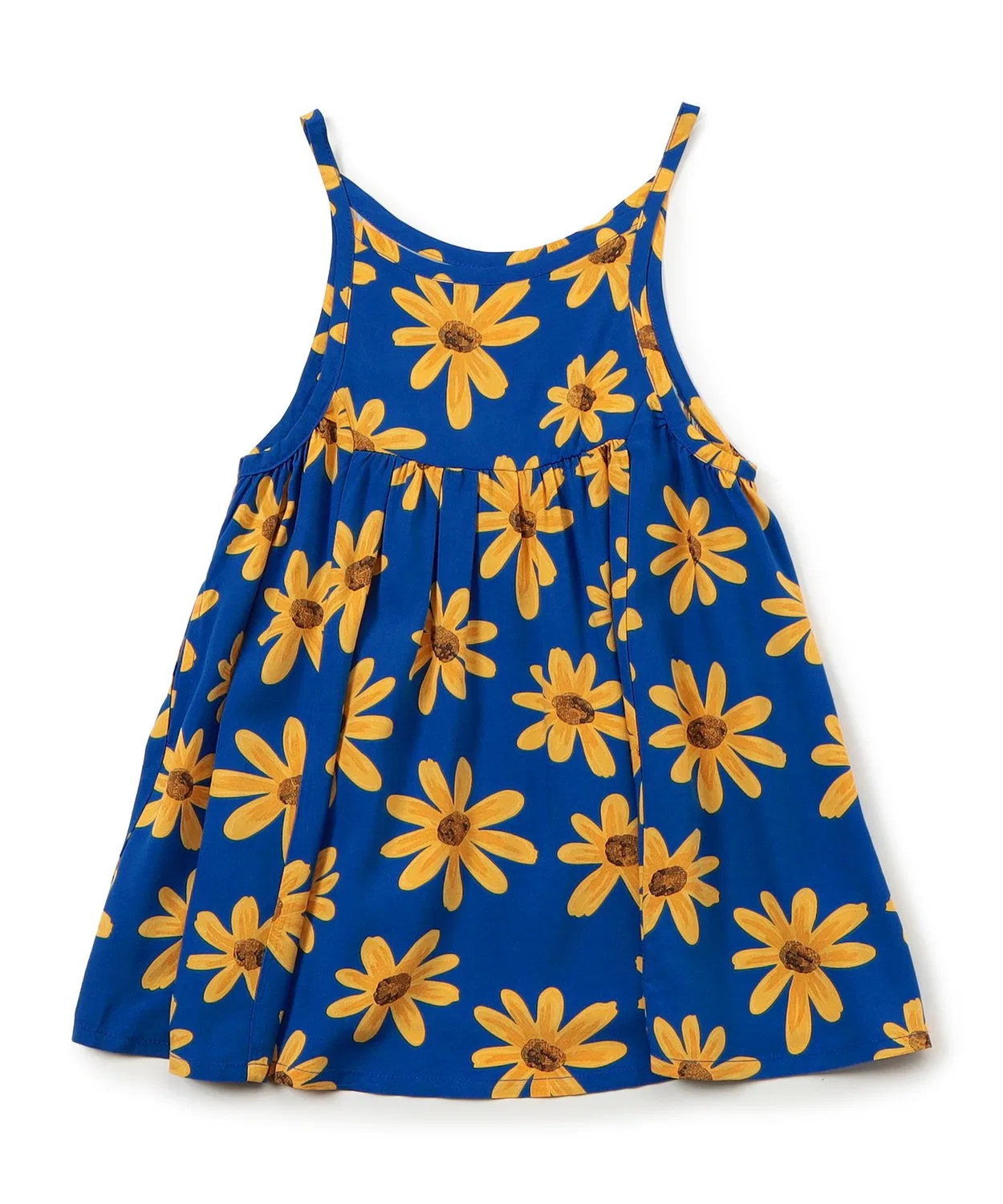 Детское платье-трапеция без рукавов с принтом Resort Aloha Camisole BREEZE, Blue — фото 3