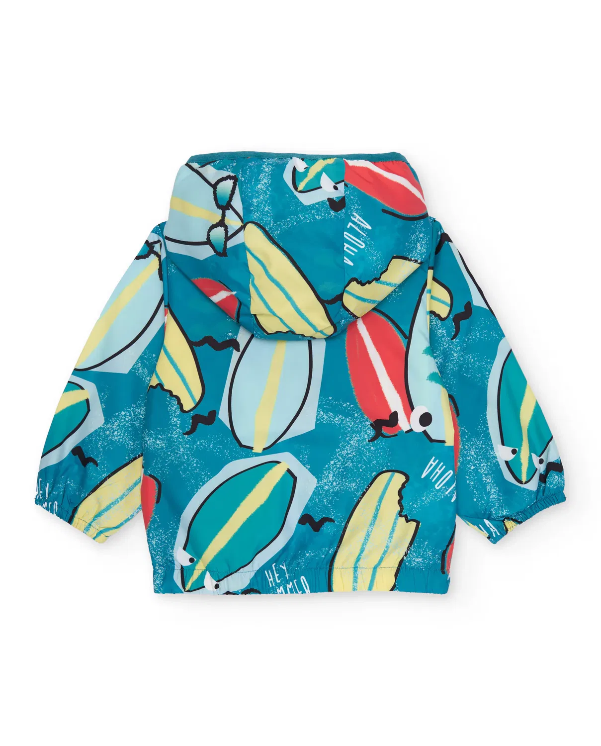 Детская куртка для мальчиков с принтом Chaqueta de niño de plana con estampado tablas de surf Tuc tuc, Azul — фото 3