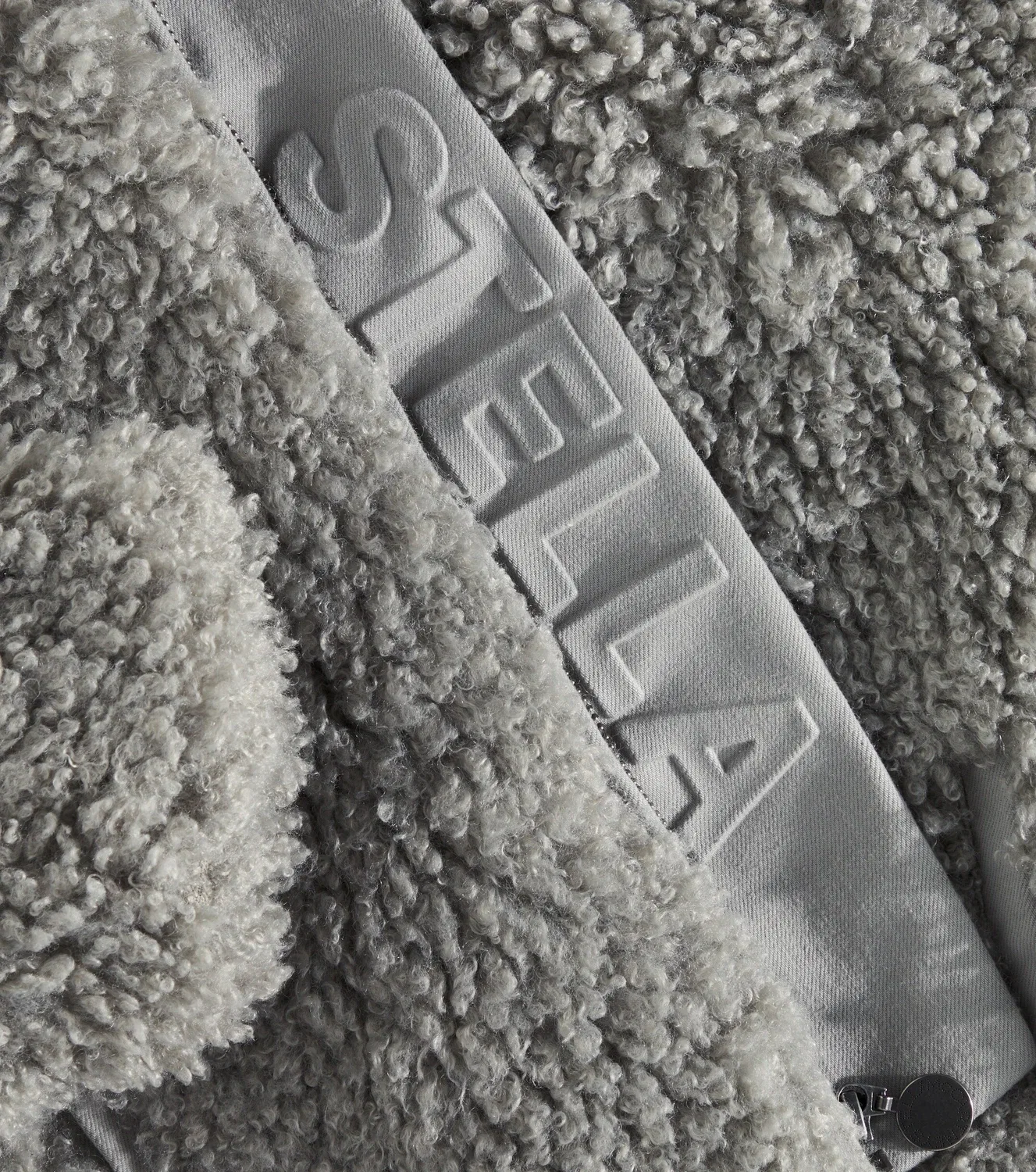 Куртка из искусственного меха Stella Mccartney Kids, серый — фото 2