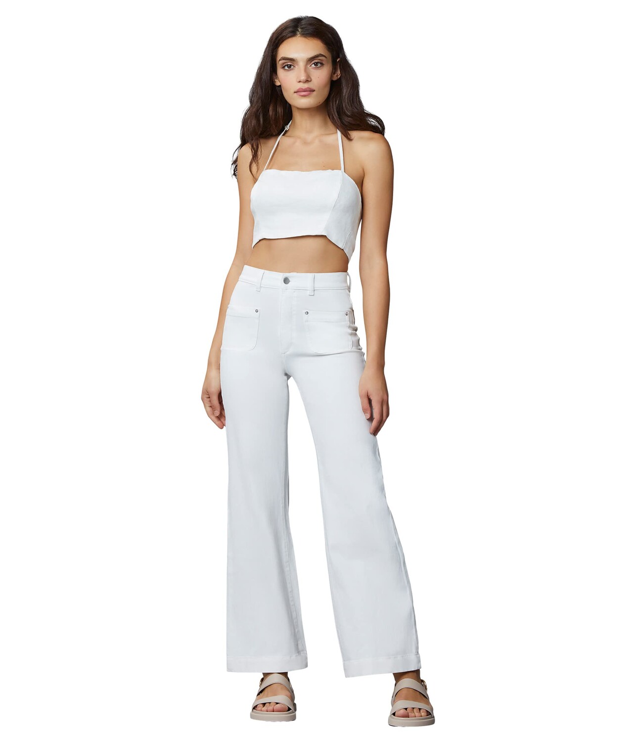 

Джинсы DL1961, Hepburn Wide Leg in White Tide