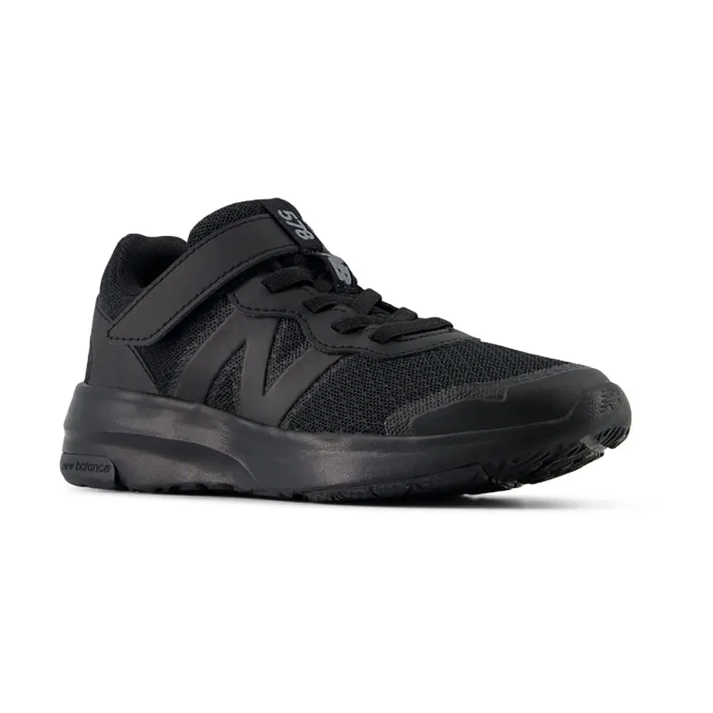 Детские кроссовки для мальчиков с липучками PT578 New balance, Black