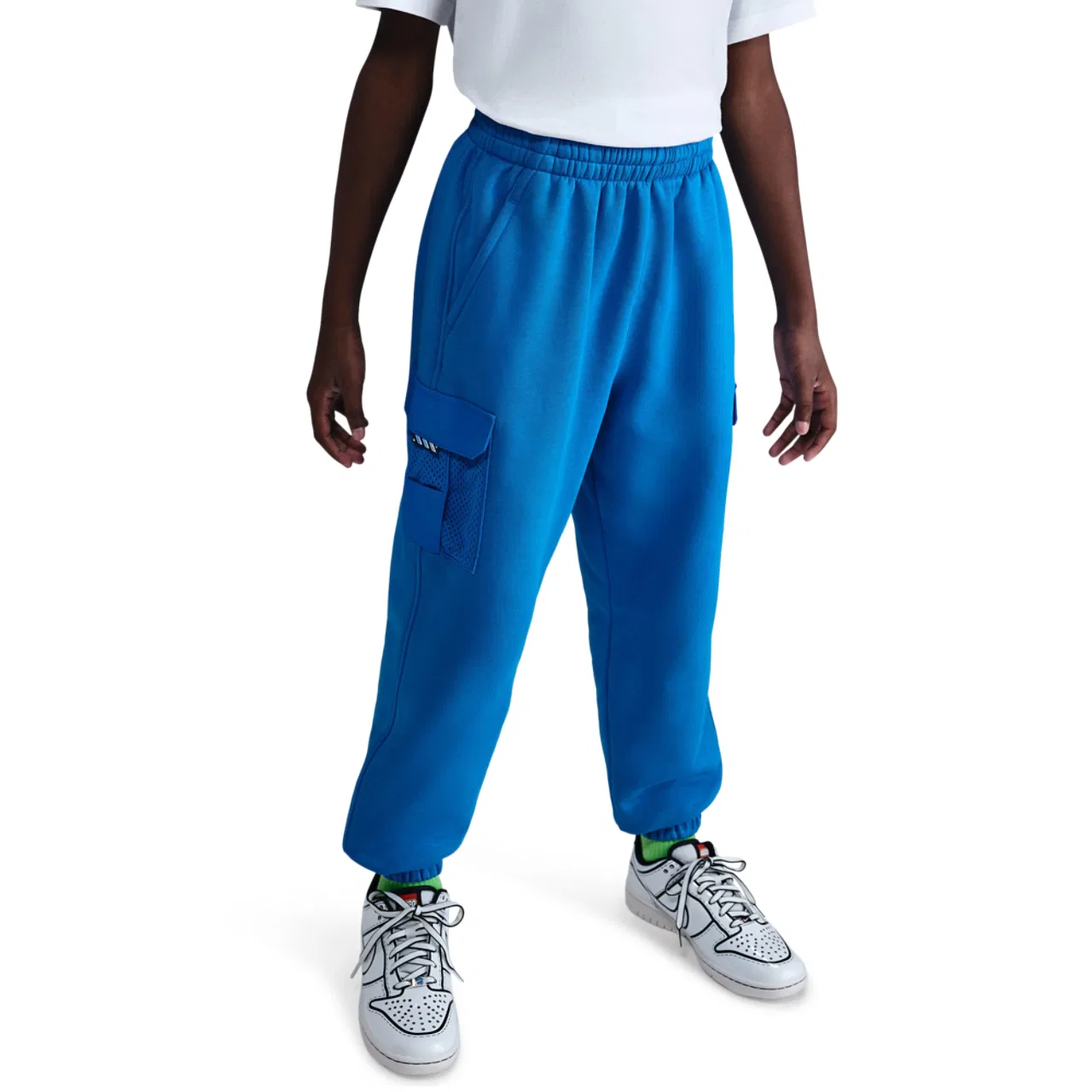 Брюки для мальчиков NSW Club Fleece Loose Nike, цвет Cobalt Blitz/Cobalt Blitz