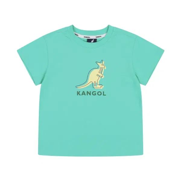Футболка с графическим принтом, Кенгуру, rb 0007, Kangol Kids, зеленый