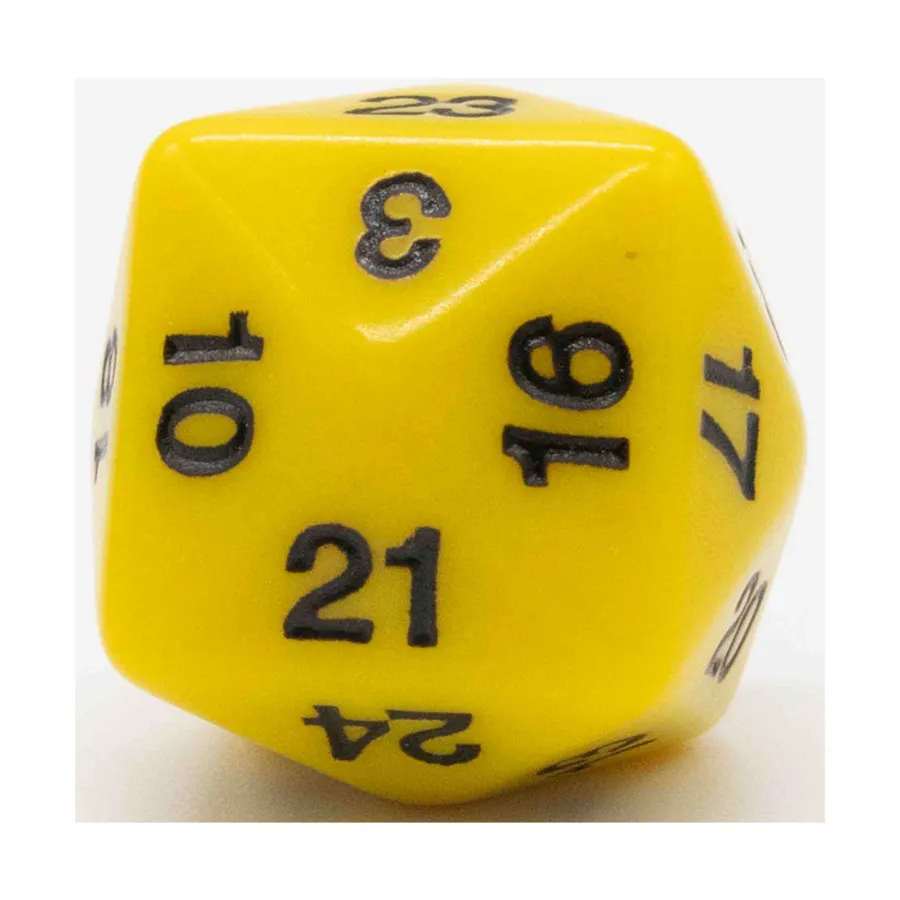 

d24 — Желтый с черным, Dice - Symbols, Functional & Unique Dice
