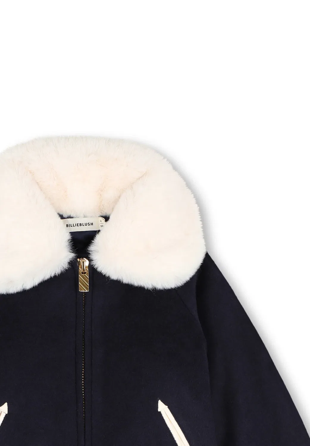 Детская куртка для девочки - легкая куртка Billieblush, Navy — фото 4