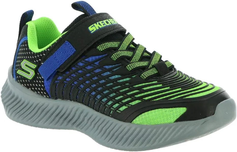 Детские кроссовки для мальчиков Optico Skechers, Lime/Blue — фото 2