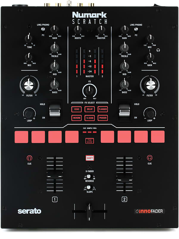 

Numark Scratch 2-канальный скретч-микшер для Serato DJ Pro SCRATCHXUS