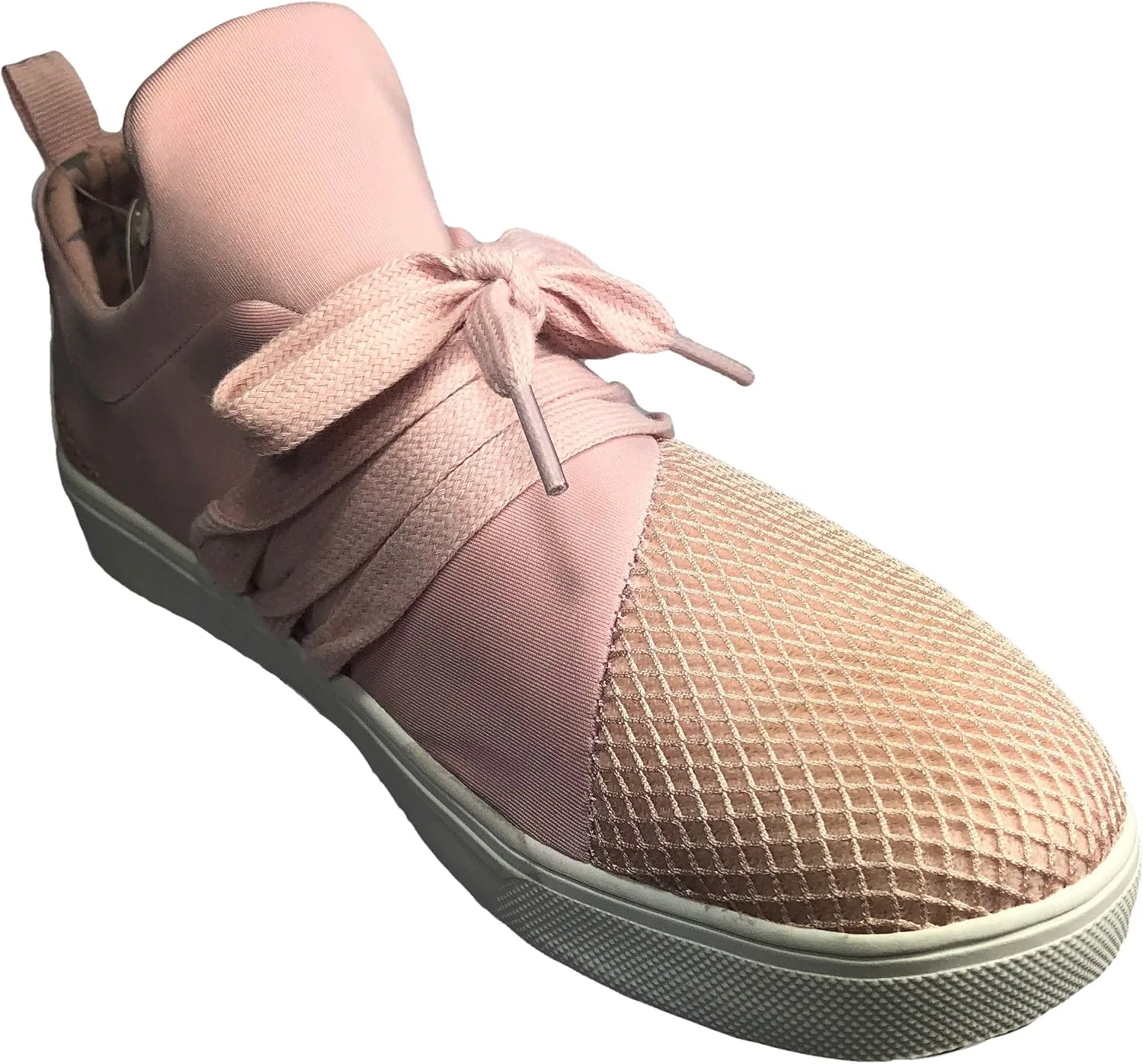 Детские кроссовки-ботинки с кружевной сеткой Slip on Lace Mesh Fashion Sneaker Bootie Wonder Nation, Pink