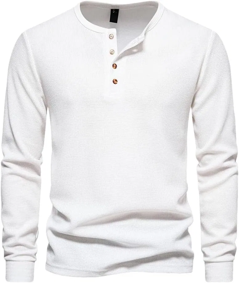 Мужская базовая футболка с длинным рукавом Solid, White