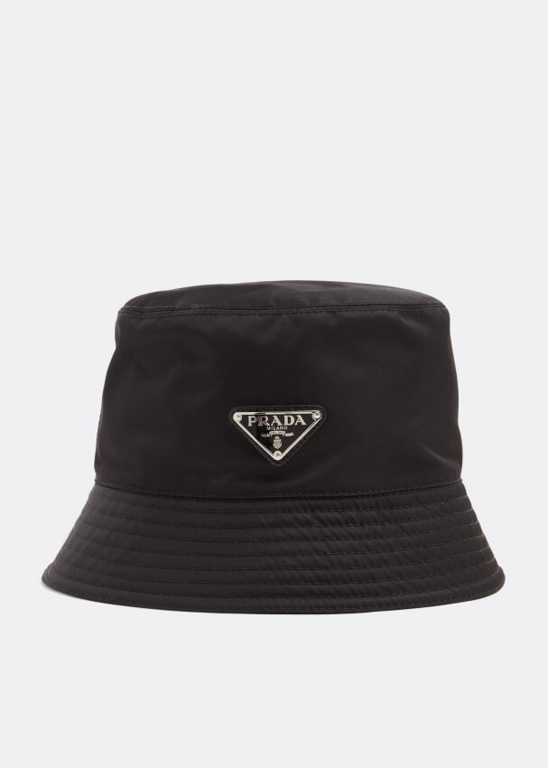 

Шляпа PRADA Re-Nylon bucket hat, черный