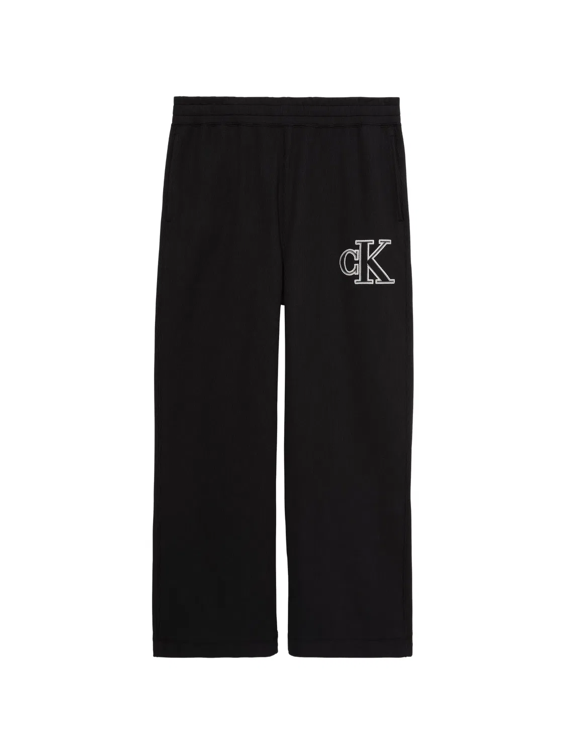 Спортивные брюки с вышитым логотипом Calvin Klein, черный