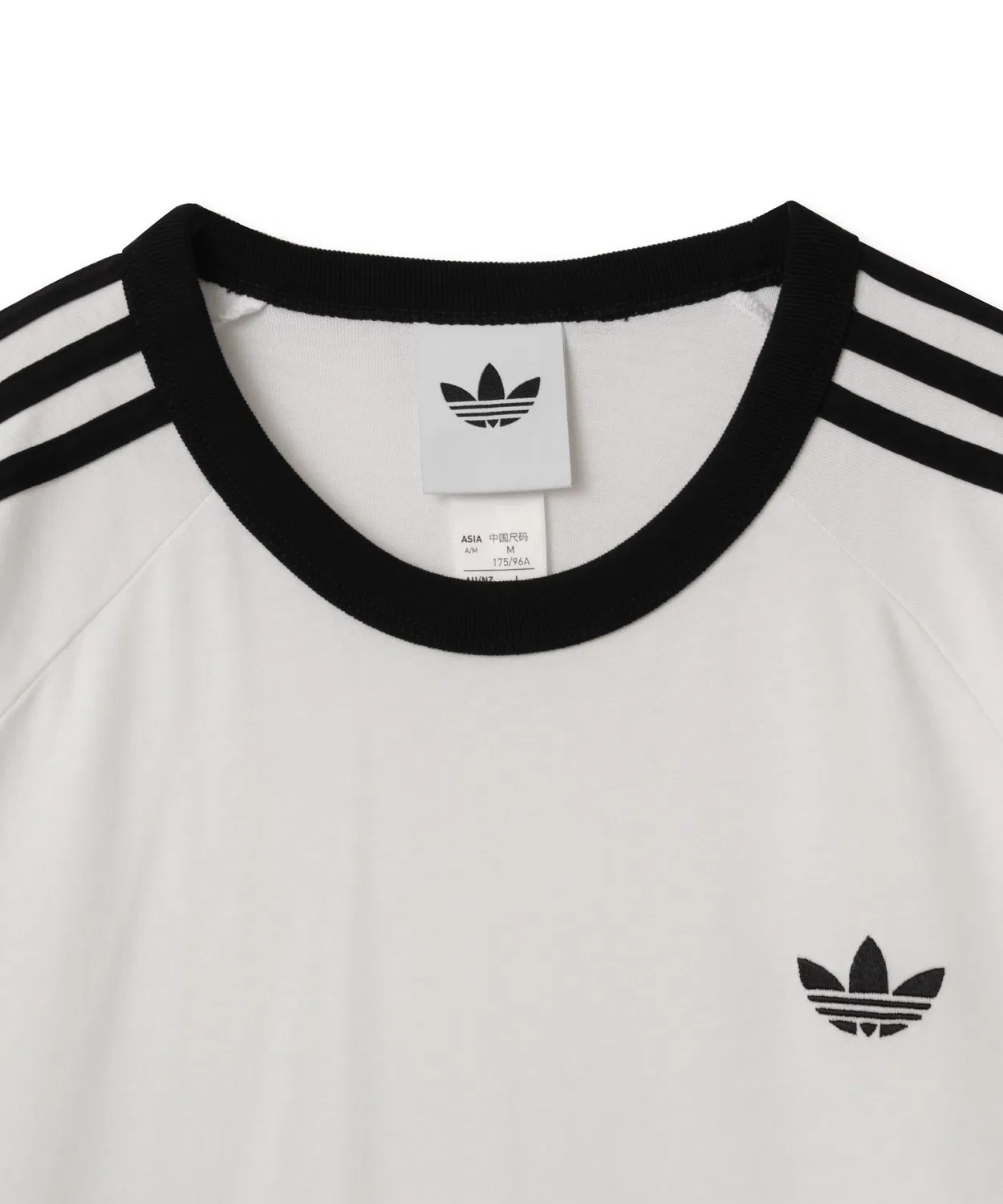 Мужская футболка с длинным рукавомAdidas 3-STRIPES TEE, Белый — фото 3