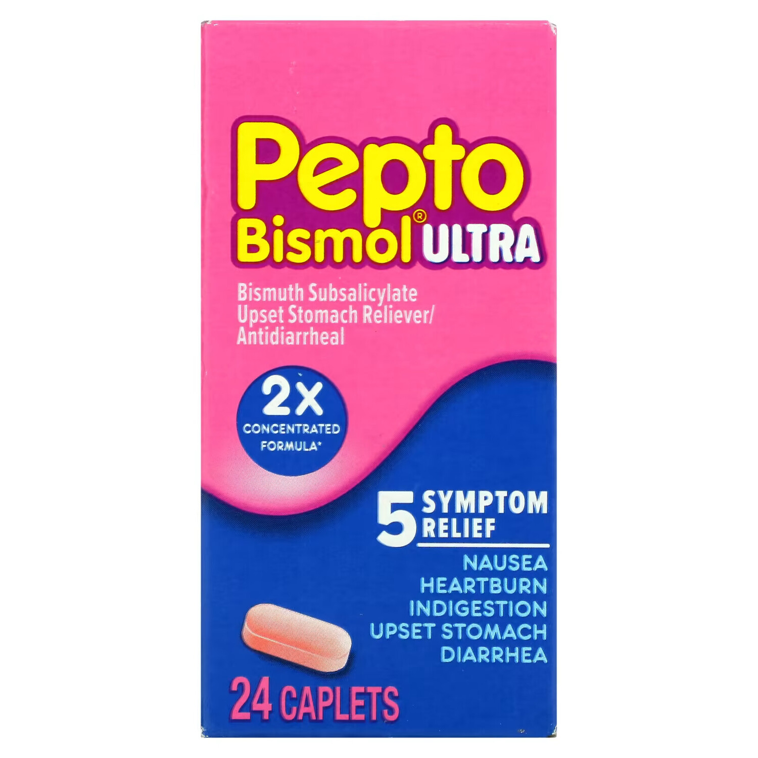 

Pepto Bismol, Пепто бисмол ультра, 24 капсулы