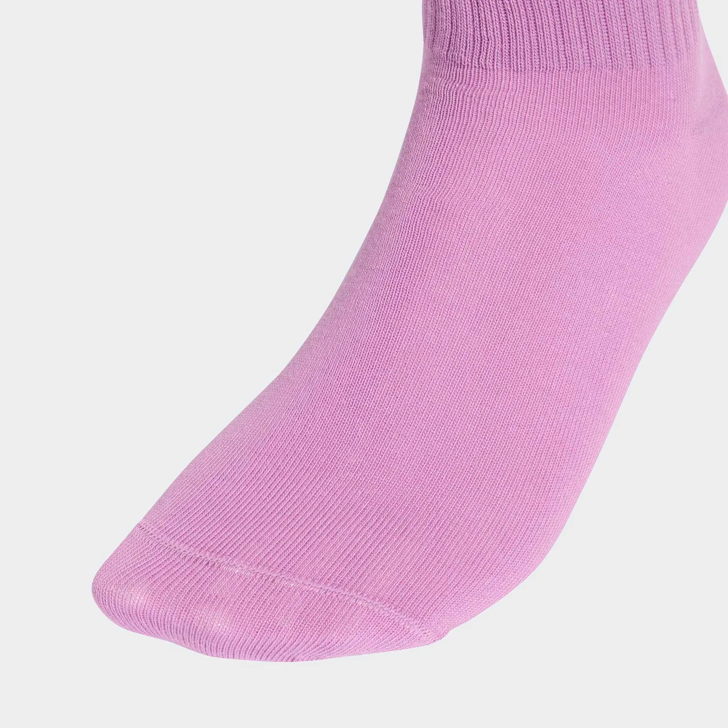 Мужские спортивные носки с тремя полосками Adidas Originals, Preloved Purple/Bliss Pink/White — фото 3