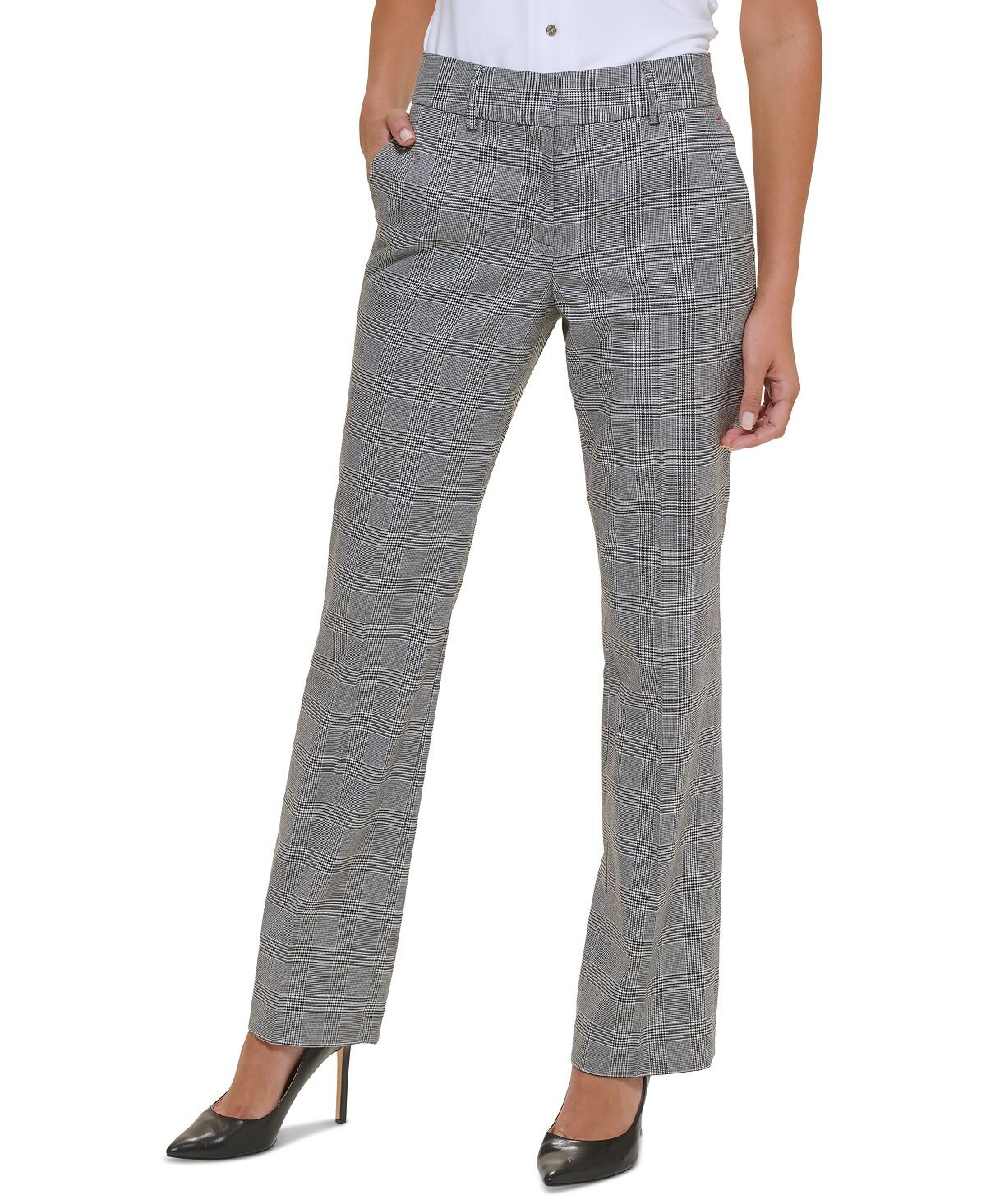 

Женские брюки-сапоги glen plaid sutton Tommy Hilfiger, мульти, Серый, Женские брюки-сапоги glen plaid sutton Tommy Hilfiger, мульти
