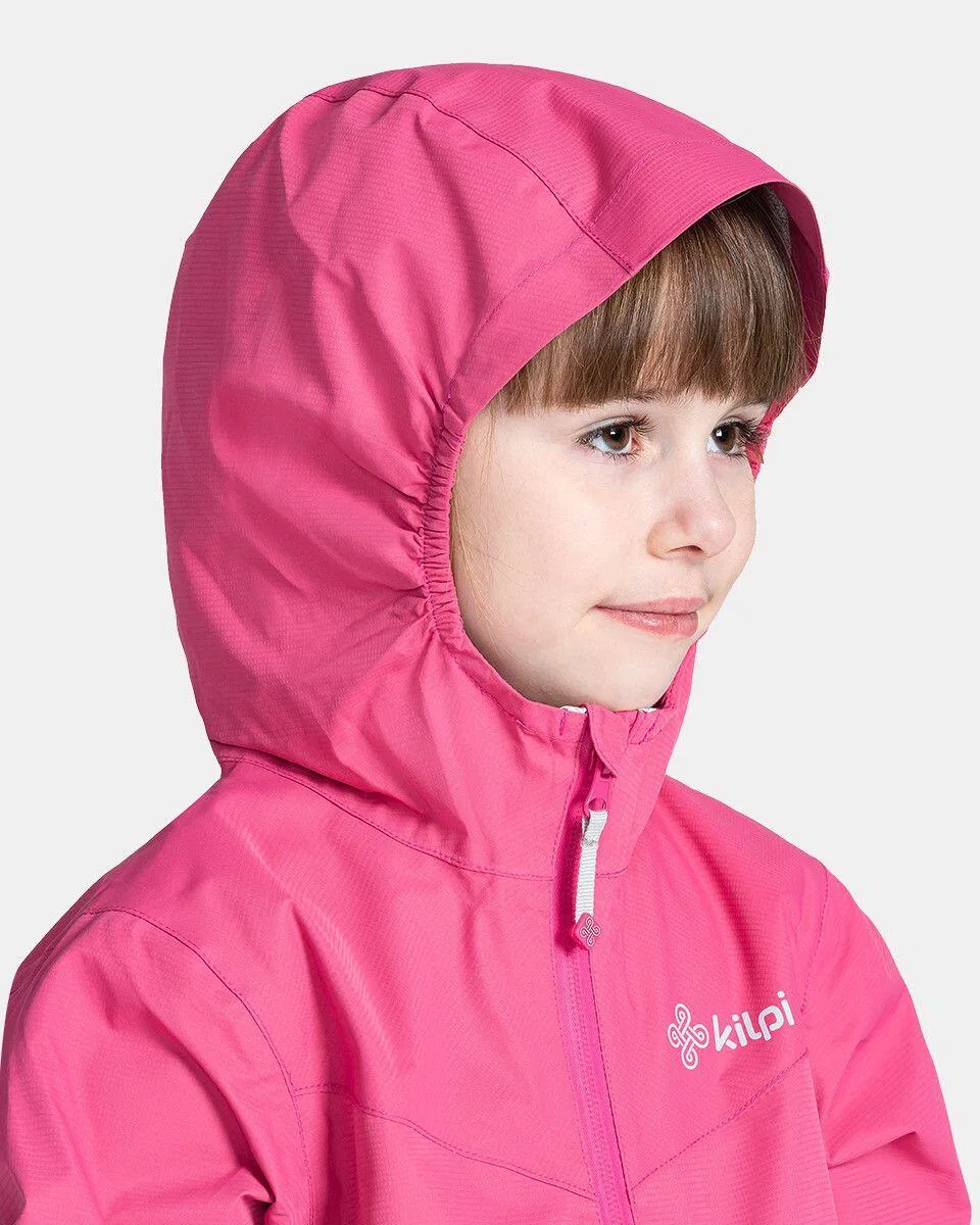 Детская дождевик для девочек Kilpi Deneri, Rosa — фото 3