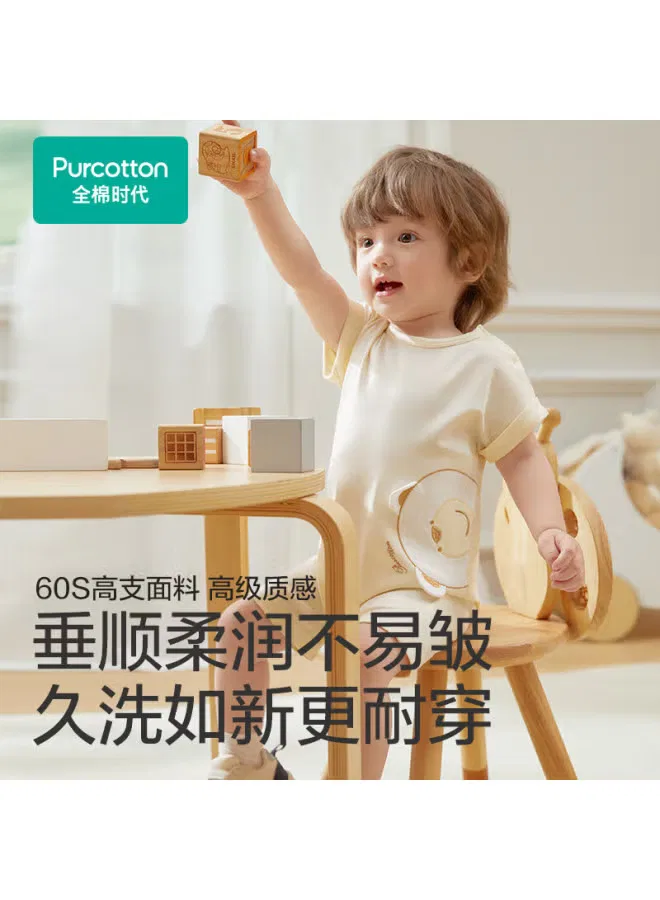Боди-комбинезон без рукавов Purcotton, желтый